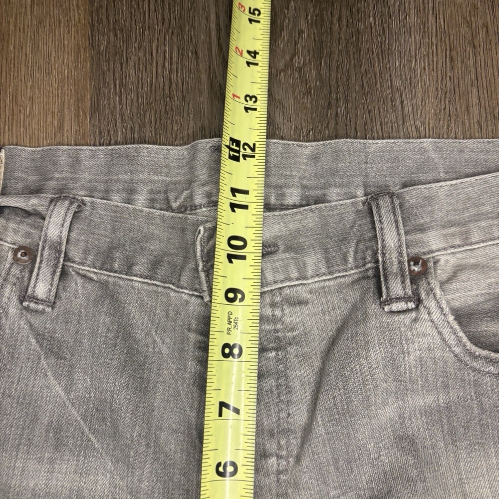 Polo Ralph Lauren Jeans Mens 36 32 Grey Varick Slim Straight Fit Button Fly - Picture 13 of 15
